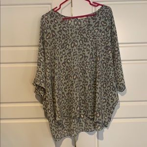 Leopard print tunic